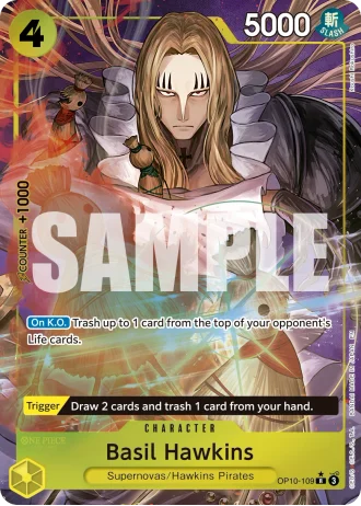 Basil Hawkins (OP10-109) (Alternative Art) — One Piece Card The Best Vol.2(PRB02)