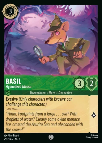 Basil - Hypnotized Mouse #79/204 — Azurite Sea