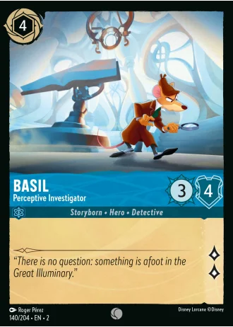 Basil - Perceptive Investigator #140/204 — Rise of the Floodborn