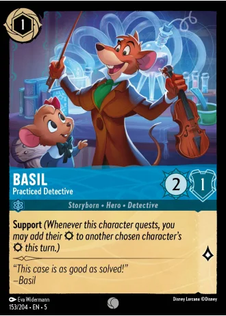Basil - Practiced Detective #153/204 — Shimmering Skies