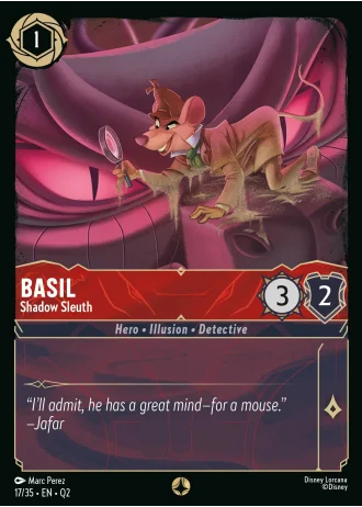 Basil - Shadow Sleuth #17/35 — Illumineer's Quest: Palace Heist