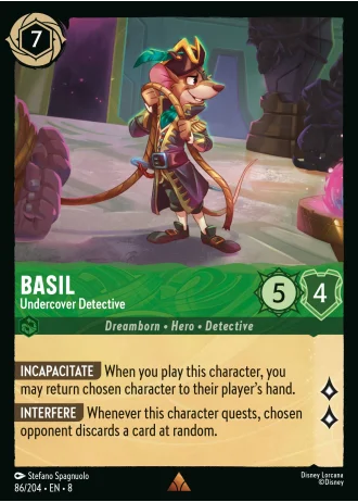 Basil - Undercover Detective #86/204 — Reign of Jafar