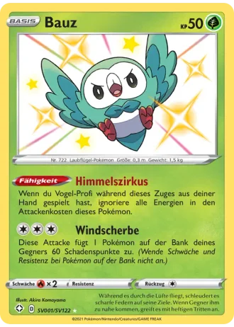 Bauz SV001/122 — Schillernde Schatzkammer (Glänzendes Schicksal)
