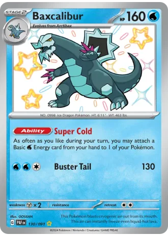 Baxcalibur #130 — Paldean Fates