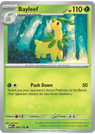 Bayleef #009/132 — Mega Evolution