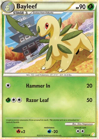 Bayleef #35/123 — HeartGold SoulSilver