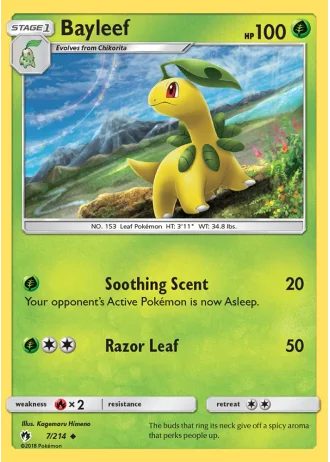 Bayleef #7/214 — Lost Thunder
