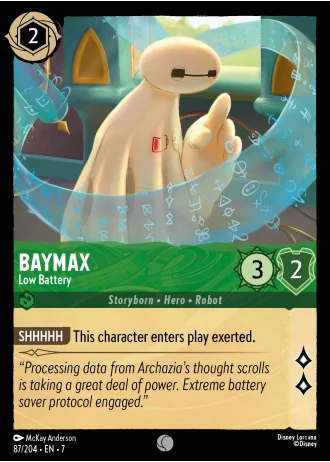 Baymax - Low Battery #87/204 — Archazia's Island