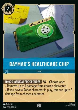 Baymax's Healthcare Chip #166/204 — Azurite Sea