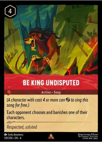 Be King Undisputed #129/204 — Ursula's Return