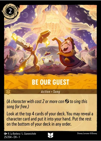 Be Our Guest #25/204 — The First Chapter