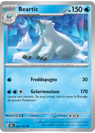 Beartic #054 — Ossidiana Infuocata