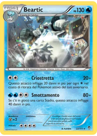 Beartic #22/111 — Colpi Furiosi