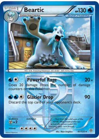 Beartic #41/135 — Plasma Storm