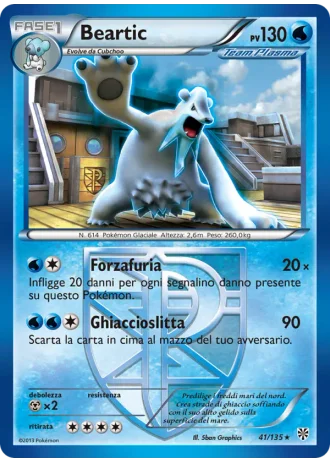 Beartic #41/135 — Uragano Plasma