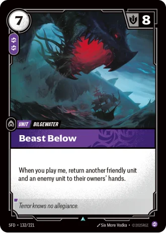 Beast Below #132/221 — Spiritforged