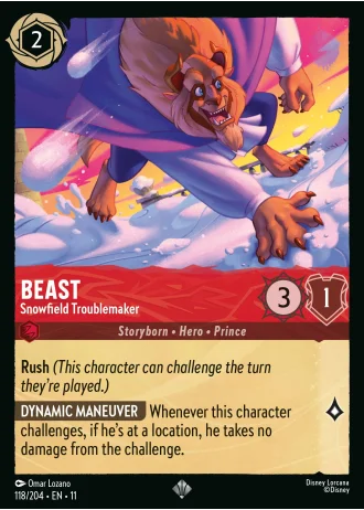 Beast - Snowfield Troublemaker #118/204 — Winterspell
