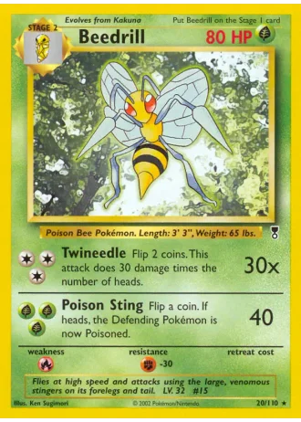 Beedrill #20 — Legendary Collection