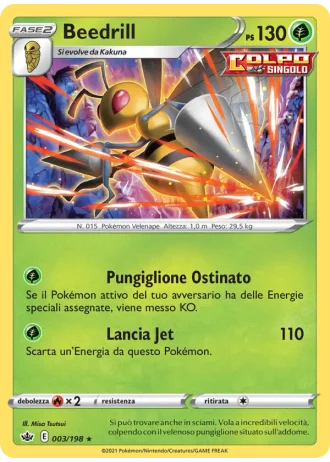 Beedrill #3/198 — Regno Glaciale