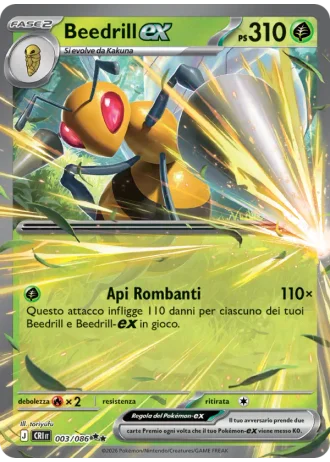 Beedrill ex #003/86 — Caos Nascente
