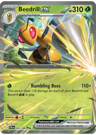 Beedrill ex #003/86 — Chaos Rising