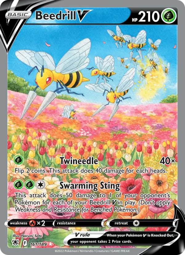 Beedrill V #161 — Astral Radiance