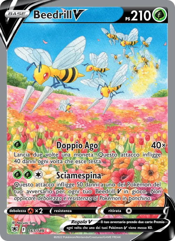 Beedrill V #161 — Lucentezza Siderale