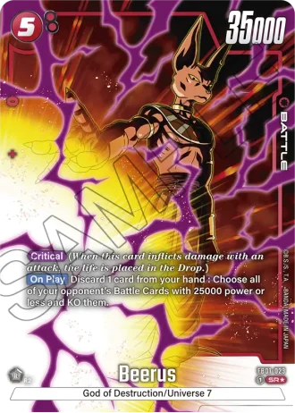 Beerus (Alternative Art) FB01-023 — Awakened Pulse (FB01)