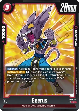 Beerus FB03-018 — Raging Roar (FB03)