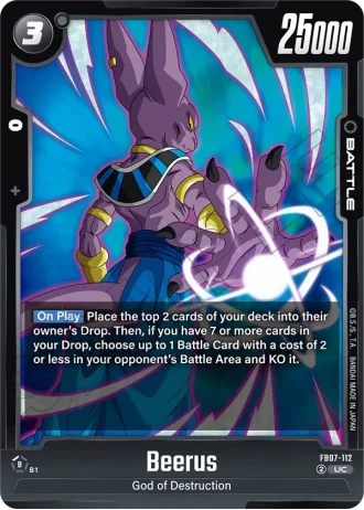 Beerus  FB07-112 — Wish for Shenron (FB07)