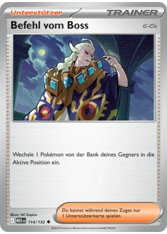Befehl vom Boss #114/132 — Mega-Entwicklung