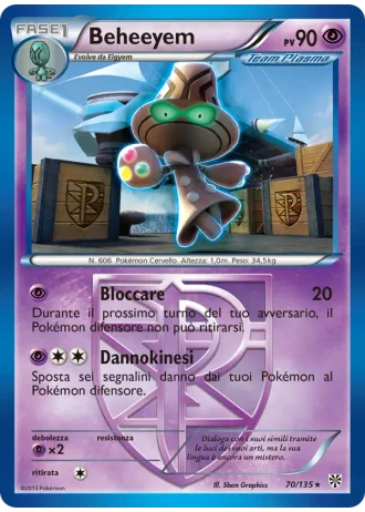 Beheeyem #70/135 — Uragano Plasma
