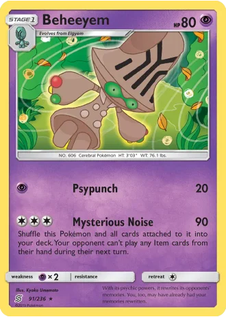 Beheeyem #91/236 — Unified Minds