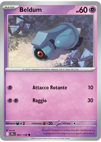 Beldum #061/159 — Avventure Insieme