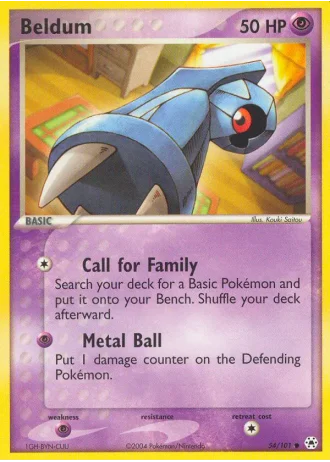 Beldum #54/101 — EX Leggende Nascoste