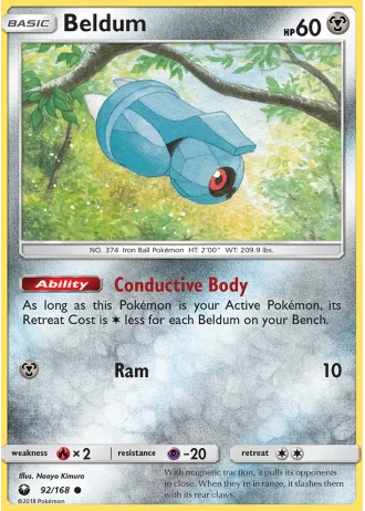 Beldum #92/168 — Celestial Storm