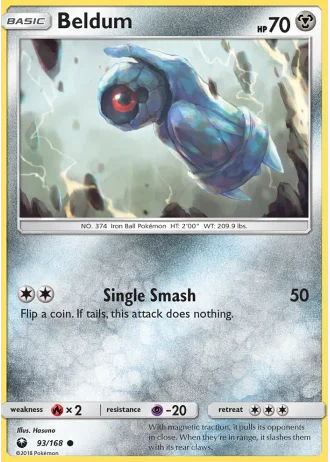 Beldum #93/168 — Celestial Storm