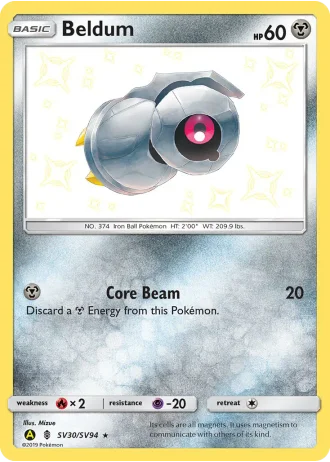 Beldum SV30/94 — Shiny Vault (Hidden Fates)