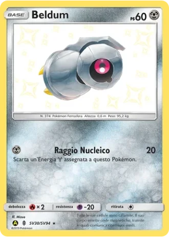 Beldum SV30/94 — Tesoro Cromatico (Destino Sfuggente)