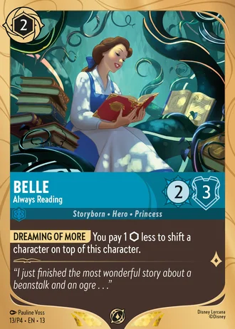 Belle - Always Reading P4-13/261 — Attack of the Vine!