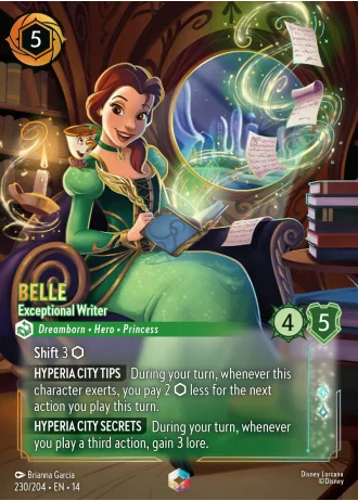 Belle - Exceptional Writer #230/257 — Hyperia City