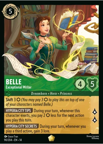 Belle - Exceptional Writer #90/257 — Hyperia City