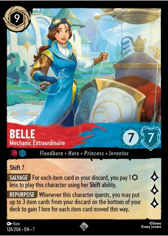 Belle - Mechanic Extraordinaire #126/204 — Archazia's Island