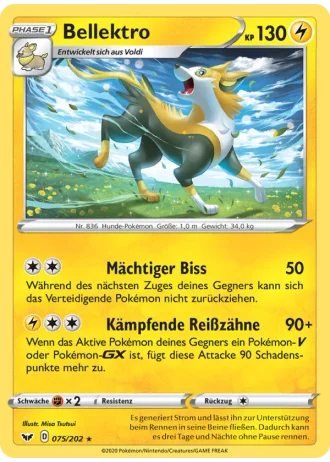 Bellektro #75/202 — Schwert & Schild