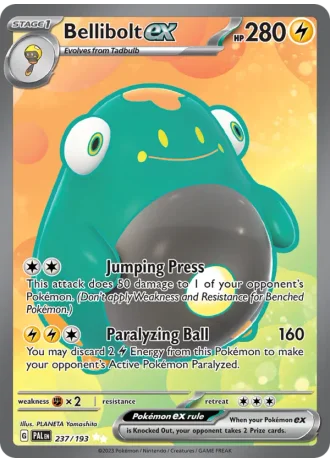 Bellibolt ex #237/193 — Paldea Evolved