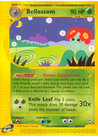 Bellossom #5/147 — Aquapolis