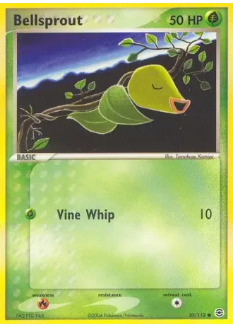 Bellsprout #53/112 — EX RossoFuoco e VerdeFoglia
