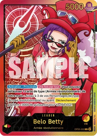 Belo Betty (OP05-002) (Special Rare) — Anime 25th Collection (EB02)