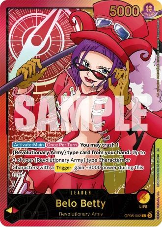 Belo Betty (OP05-002) (Special Rare) — Anime 25th Collection (EB02)