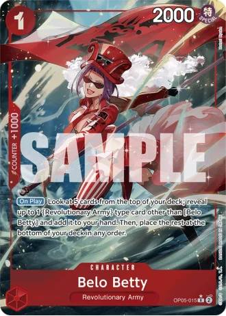 Belo Betty (OP05-015) (Full Art) — One Piece The Best (PRB01)
